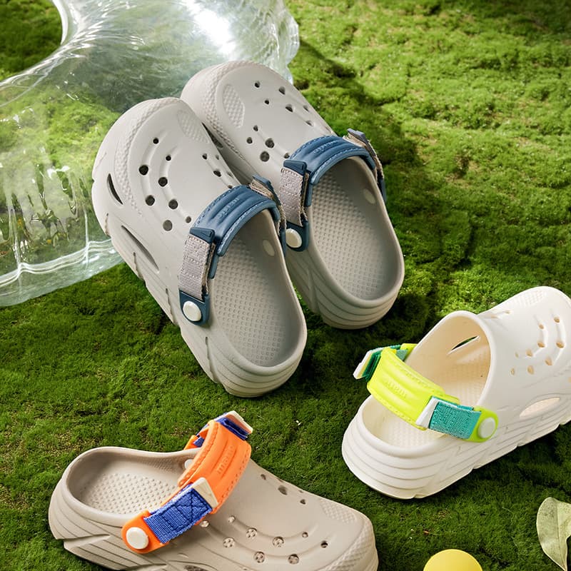 Factory Custom Wholesale Kids Clog Sandals Lightweight Boys Girls Children Middle Big Kids Outdoor Beach Sandals