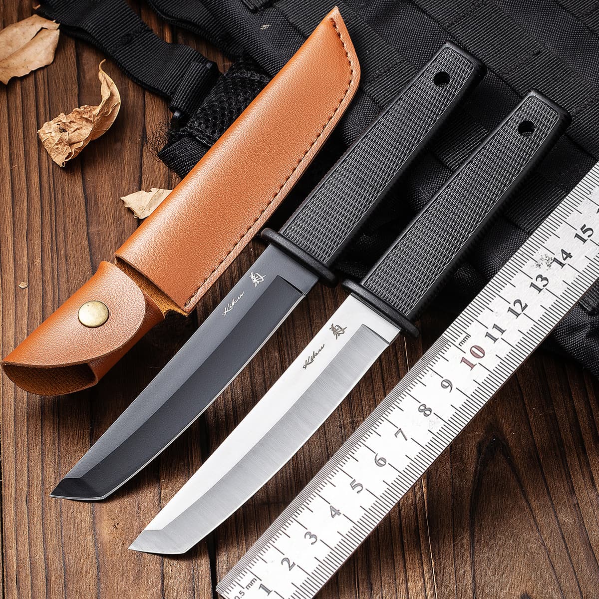Saber Straight Knife Outdoor Knife Jutian Knife Field Survival Hunting Self-Defense Sharp Meat Knife Fruit Knife