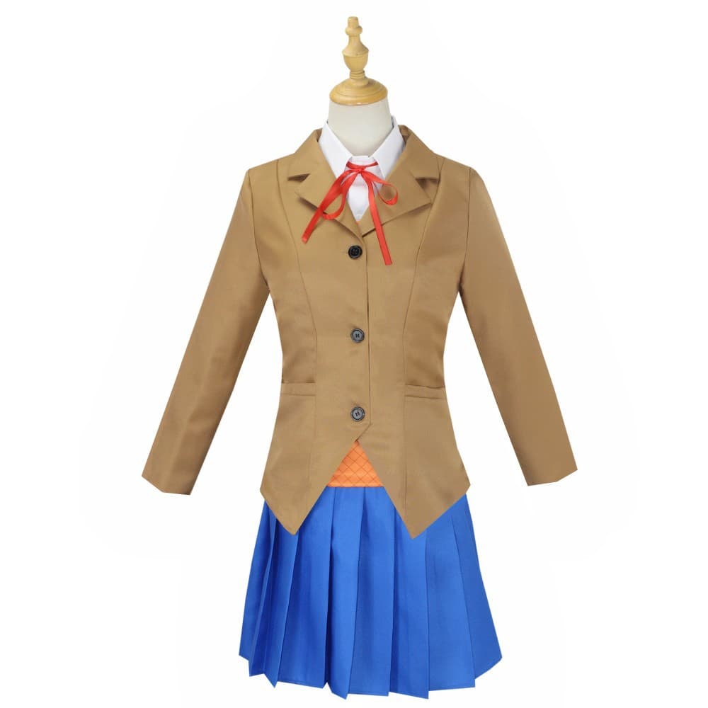 Halloween Performance Costume Monica Women's Literature Club Heartbeat Club Cosplay Costume Monica Cos Costume