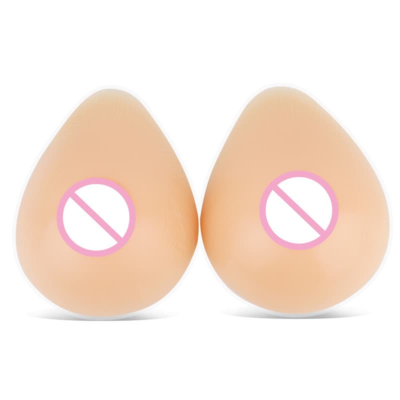 Xinxinmei Realistic Silicone Prosthetic Breast for Disguise, Waterdrop Fake Breasts, Fake Breasts, Cross-dressing Prop