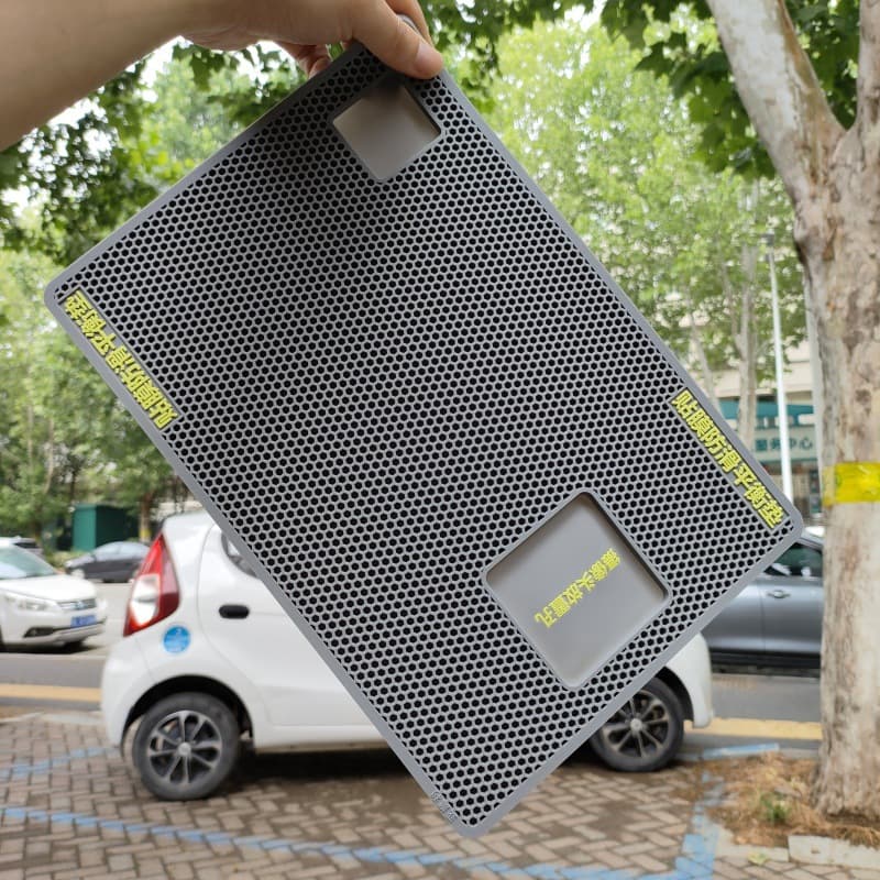 Large gray 22*32cm 6mm thick phone film anti-slip mat for tempered glass and hydrogel film application tools