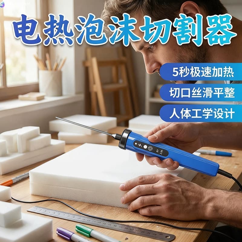 Kindergarten environmental kt board cutting artifact foam cutting knife pearl cotton styrene board sponge cutter hot melt electric heating pen