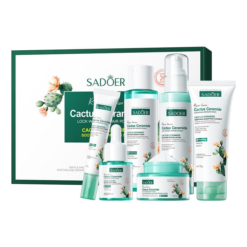 SADOER Skincare 6-Piece Set Brightening Anti-Wrinkle Hydrating Skincare Kit In Stock Factory Direct Export
