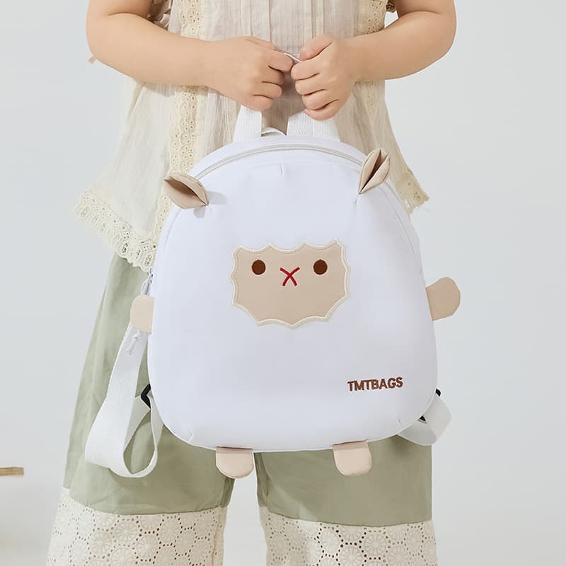 Kindergarten Cartoon Sheep Backpack, Cute Lightweight Backpack for Kids, Fashionable Travel School Bag for Boys and Girls