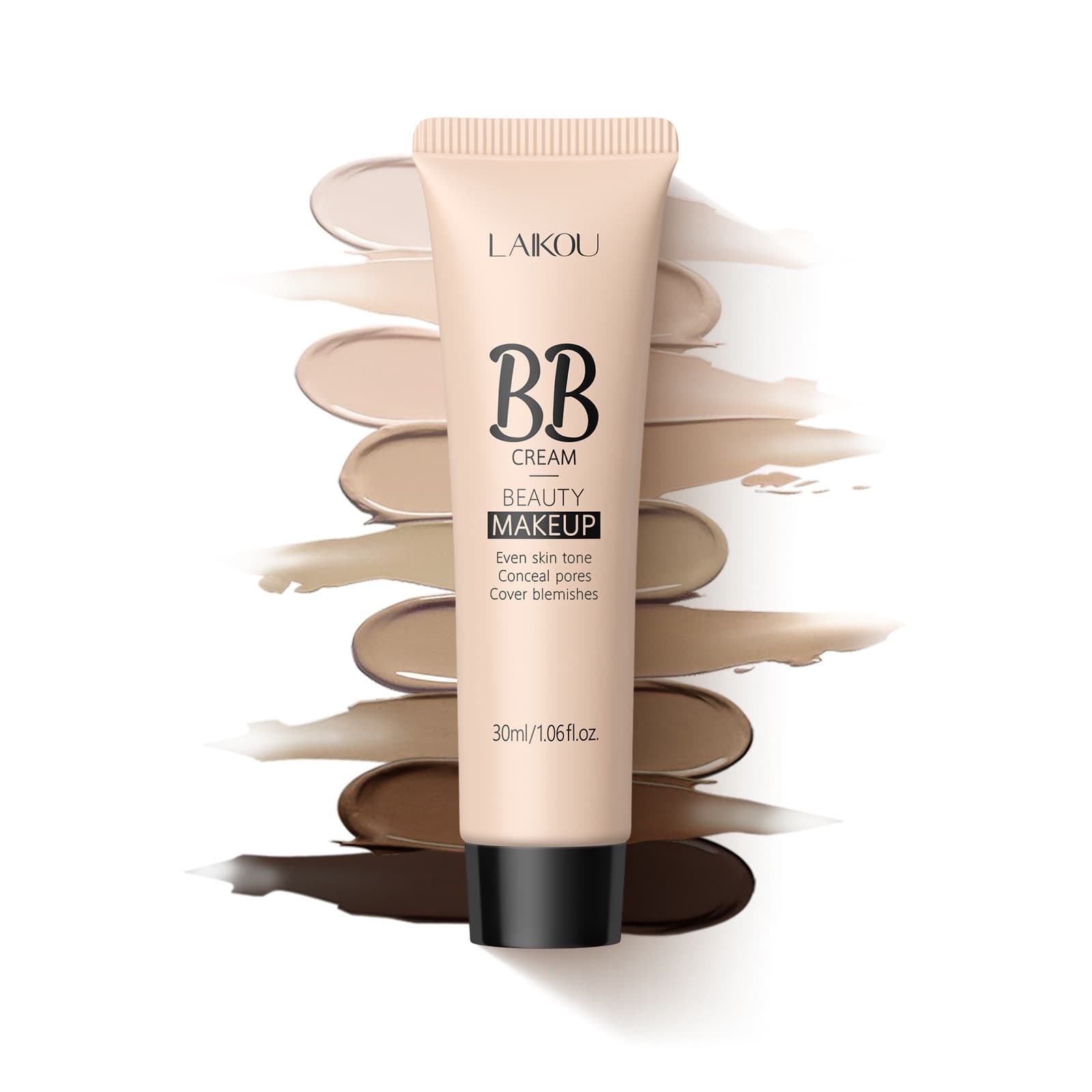 LAIKOU 9-Color BB Cream 30ml (Tube) Natural Look FDA Export Cosmetics Cross-Border Makeup