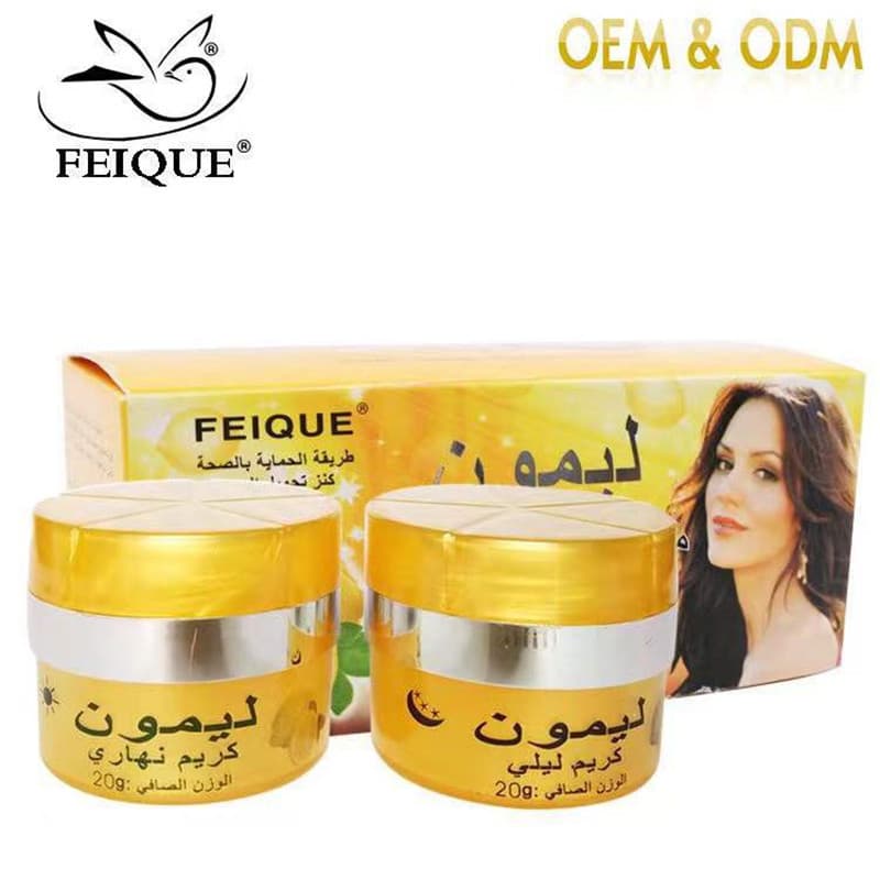 Cross-border Feique Lemon Day and Night Face Cream - Dual Action for Dark Spot Lightening, Brightening, and Skin Tone Improvement