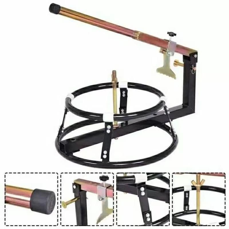 Round Tire Remover Manual Tire Removal Tool Tire Presser Motorcycle Tire Removal Tool Motorcycle Split Tire Remover