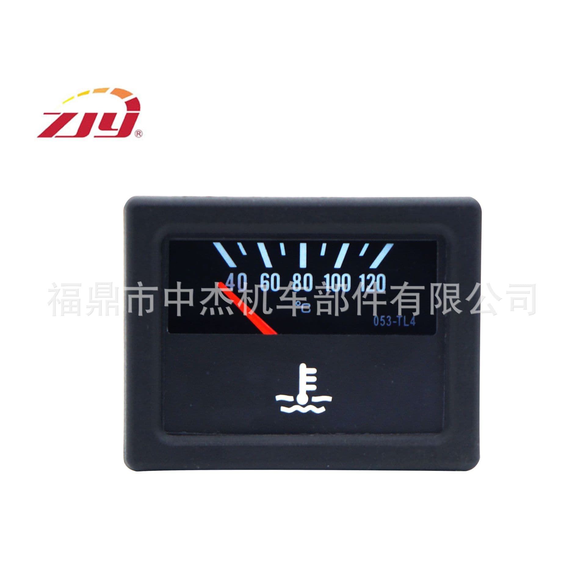 ZJY Zhongjie Gauge Square Water Temperature Gauge 40-120 Celsius 053-tl4
