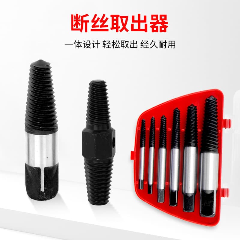 Triangle Valve Broken Thread Extractor Reverse Thread Slip-Out Removal Tool for Water Pipe Faucet Broken Tap Thread Repair Tool