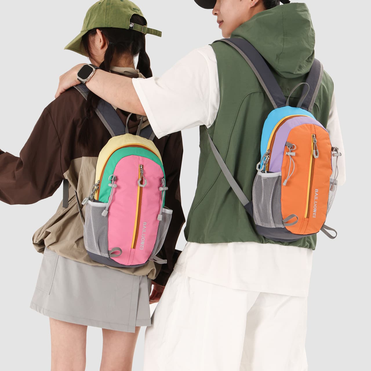 Outdoor backpack, leisure and entertainment mountaineering camping backpack, simple and practical, large capacity, lightweight backpack, multi-backpack