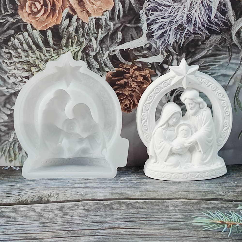 S2475 Home Decoration Cement Plaster DIY Silicone Mold Shape