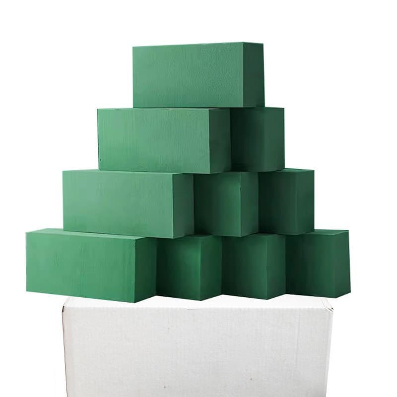 High Density Dry Flower Foam Barley Specific Wet Flower Foam Bouquet Flower Arrangement Material Flower Basket Flower Shop Fresh Flower Artificial Flower