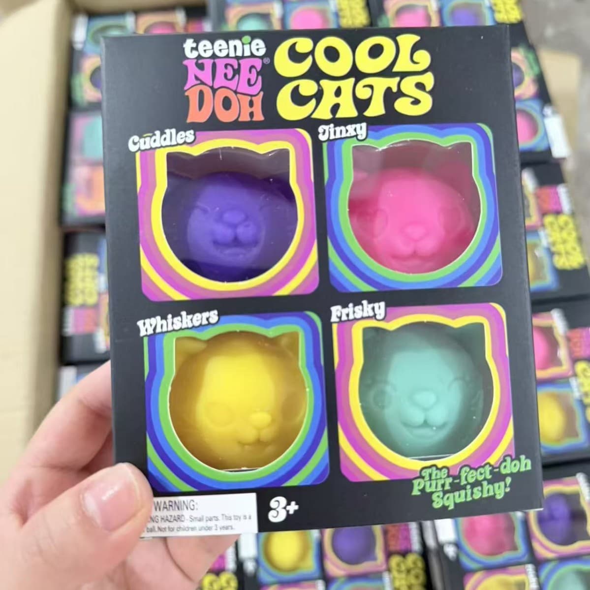 New Cross-Border Stock Cat Head Squeeze Toy Slow Rebound Stress Relief Maltose Squeeze Toy