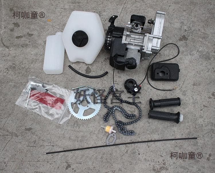 49CC Two-Stroke Engine Mini Pocket Bike Modification Motorcycle Parts Model Gasoline Metabike