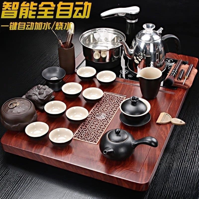 Kung Fu Tea Set Fully Automatic Integrated Set Home Use Small Tea Tray Simple Full Set Living Room High-End Small Tea Brewing Station