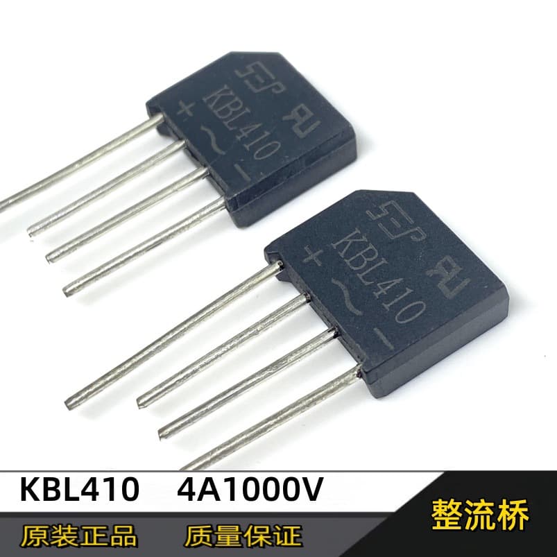 New Original Bridge Rectifier KBL410/KBL406/KBL408/KBL404, 4A 1000V