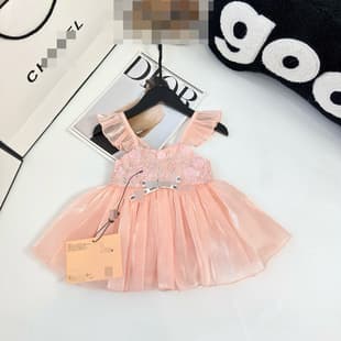 2026 Summer Sweet New Bodysuit Baby Girls' Super Cute Romper Princess Cake Skirt Pants