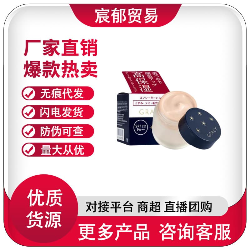 Japan Perfect Intention Foundation Cream 25g Creamy Skin for Dry Combination Oily Skin OC10 OC20 Foundation Concealer Moisturizing Powder
