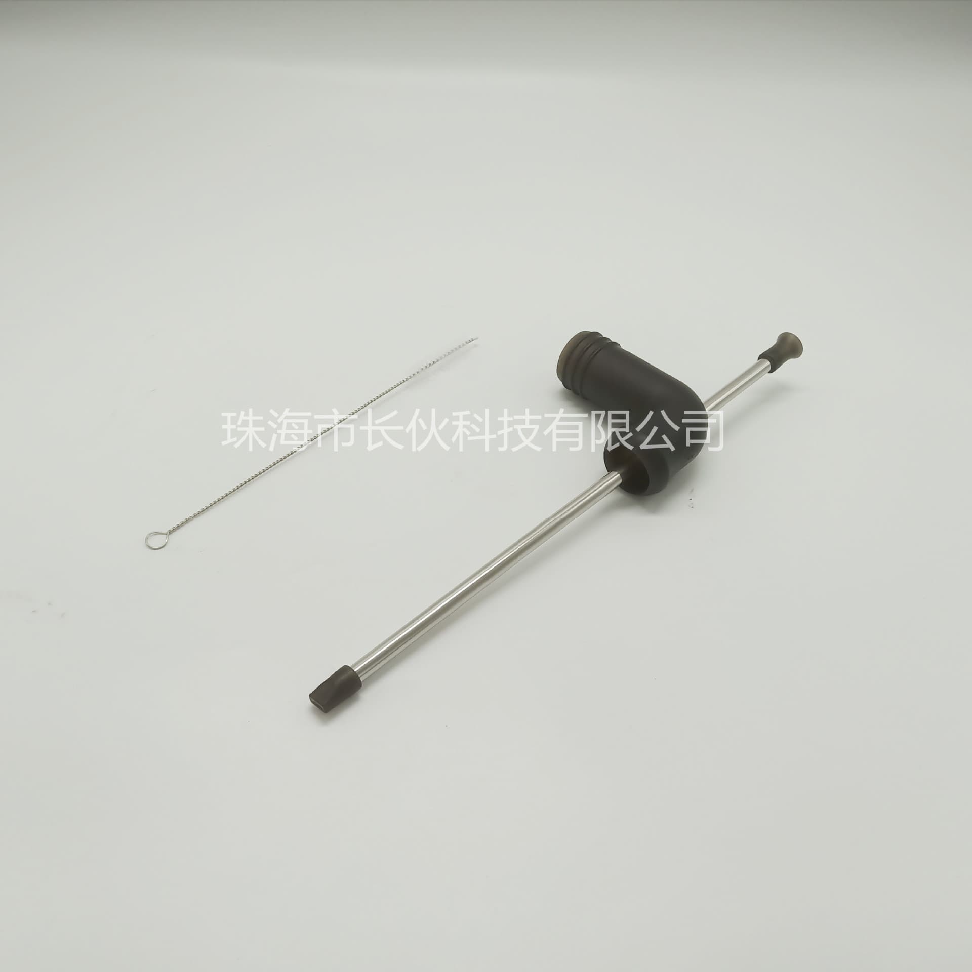 Stainless Steel Straight Straw Brush, Beverage Divider Beer Bong, Party Prop for Bar Promotions