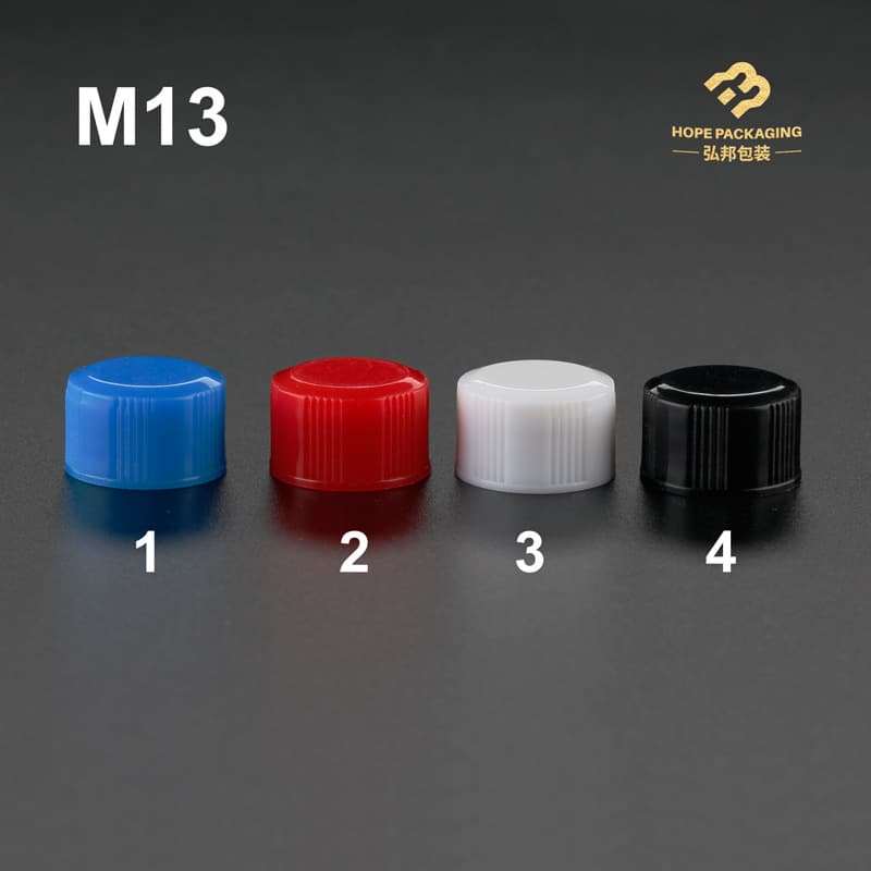 13-Tooth M13 Plastic Cover, White, Black, Blue, Red Stripes