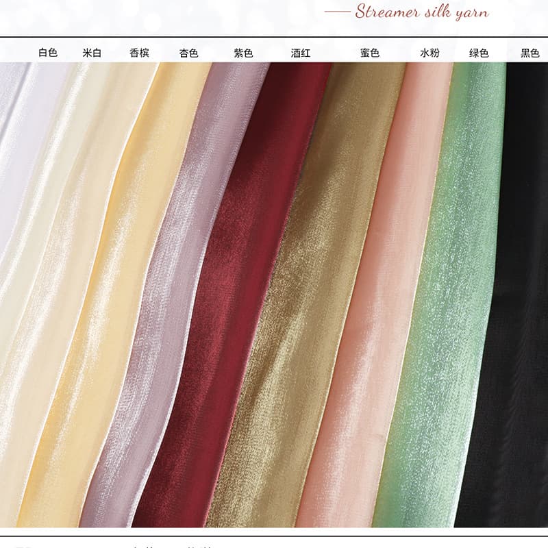 Flower party factory wholesale silk mesh gauze flower packaging mesh solid color flower shop bouquet bag floral gauze packaging material