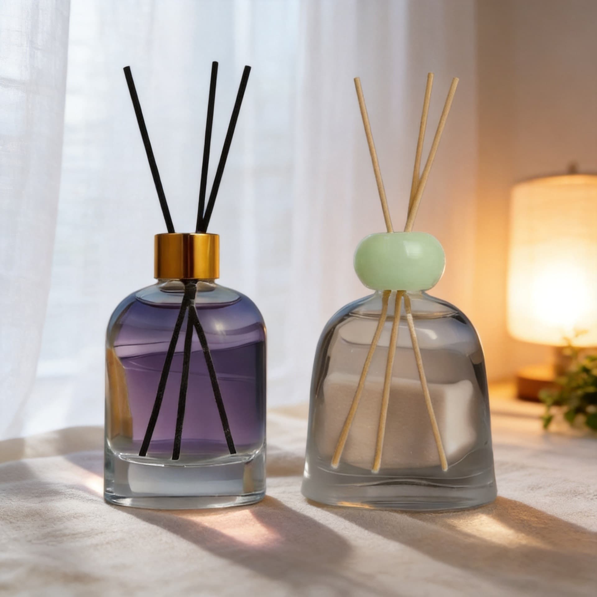 Chime aromatherapy bottle repackaged glass bottle fireless rattan diffuser fragrance bottle essential oil bottle empty bottle bedroom hotel decoration