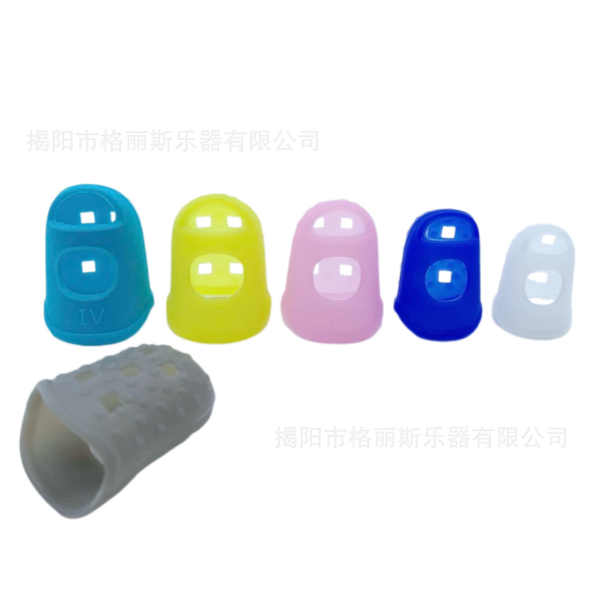 Guitar Finger Sleeves, Silicone Finger Protectors for Left Hand, Pain Relief for Beginners, String Pressing Guards, Instrument Accessories