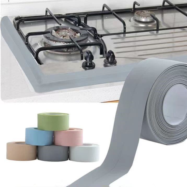 Cross-border TEMU kitchen sink anti-mold waterproof tape, toilet stickers, corner gap sealing strips, self-adhesive joint beautification strips
