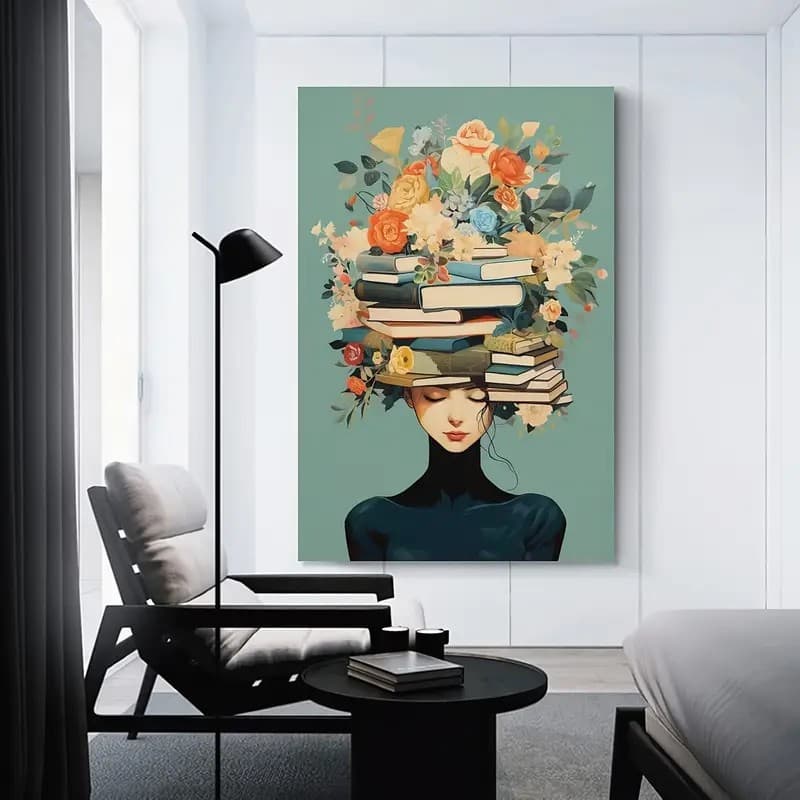 Cross-border Amazon TEMU hot selling framed and unframed home decoration art painting factory direct delivery