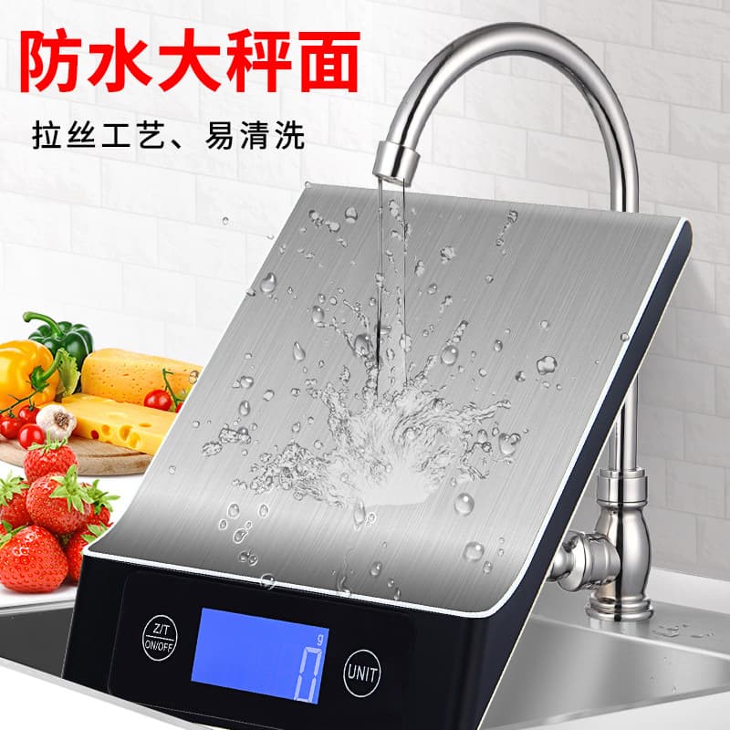 Stainless Steel Electronic Kitchen Scale 15kg Postal Scale Food Scale Lightweight Portable Digital Balance Weighing Machine