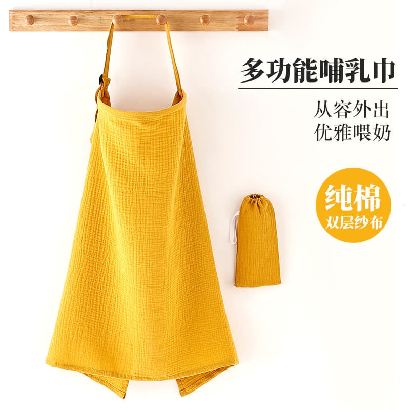 Cotton Nursing Cover Breastfeeding Scarf Shawl for Outings Spring Summer Autumn Wrap Cover-up Anti-exposure