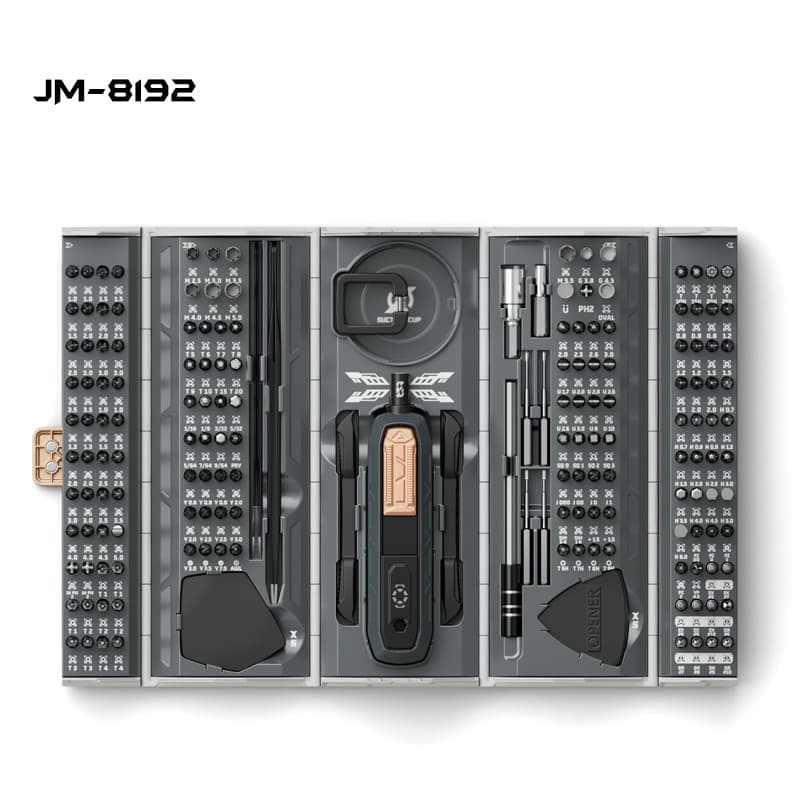 180-Piece Manual Precision Screwdriver Set JM-8192 Tool Kit for Phone, RC Model, and Repair