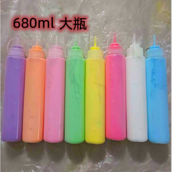 Colored running powder Colored corn powder Rainbow running bottled powder Running powder equipment powder