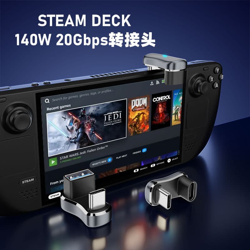 OTG Adapter for Huawei Phone Steam Deck Type-C to USB 3.1 U-Disk Card Reader Mouse Keyboard