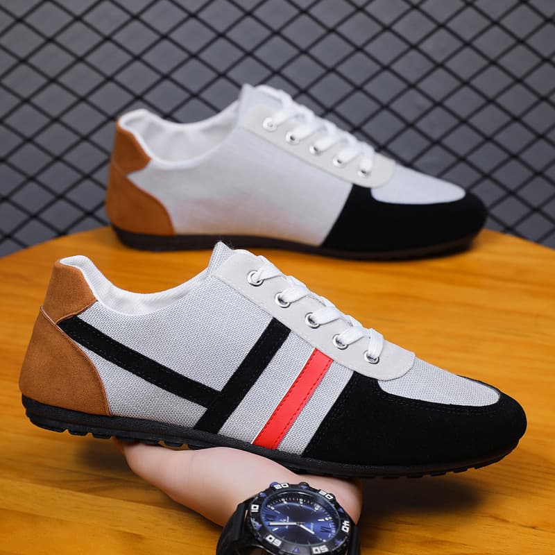 Men's Autumn New Casual Shoes, Korean Style, Trendy and Versatile Loafers, Breathable Old Beijing Cloth Shoes, Work Shoes