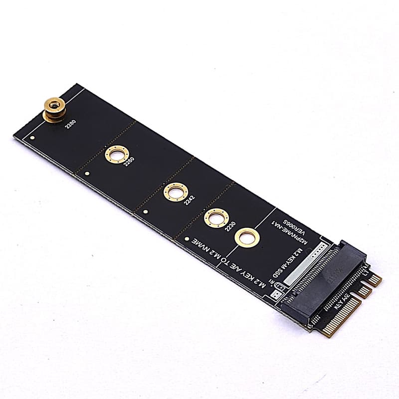 M2 Key A E to M2 NVMe Adapter Card NGFF to Key-M Expansion Slot WiFi Interface Change M.2 Disk