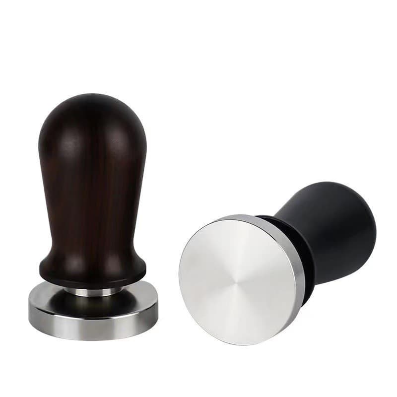 304 Stainless Steel Coffee Tamper, Constant Pressure Tamper, 58mm Coffee Machine Accessory, Elastic Powder Hammer