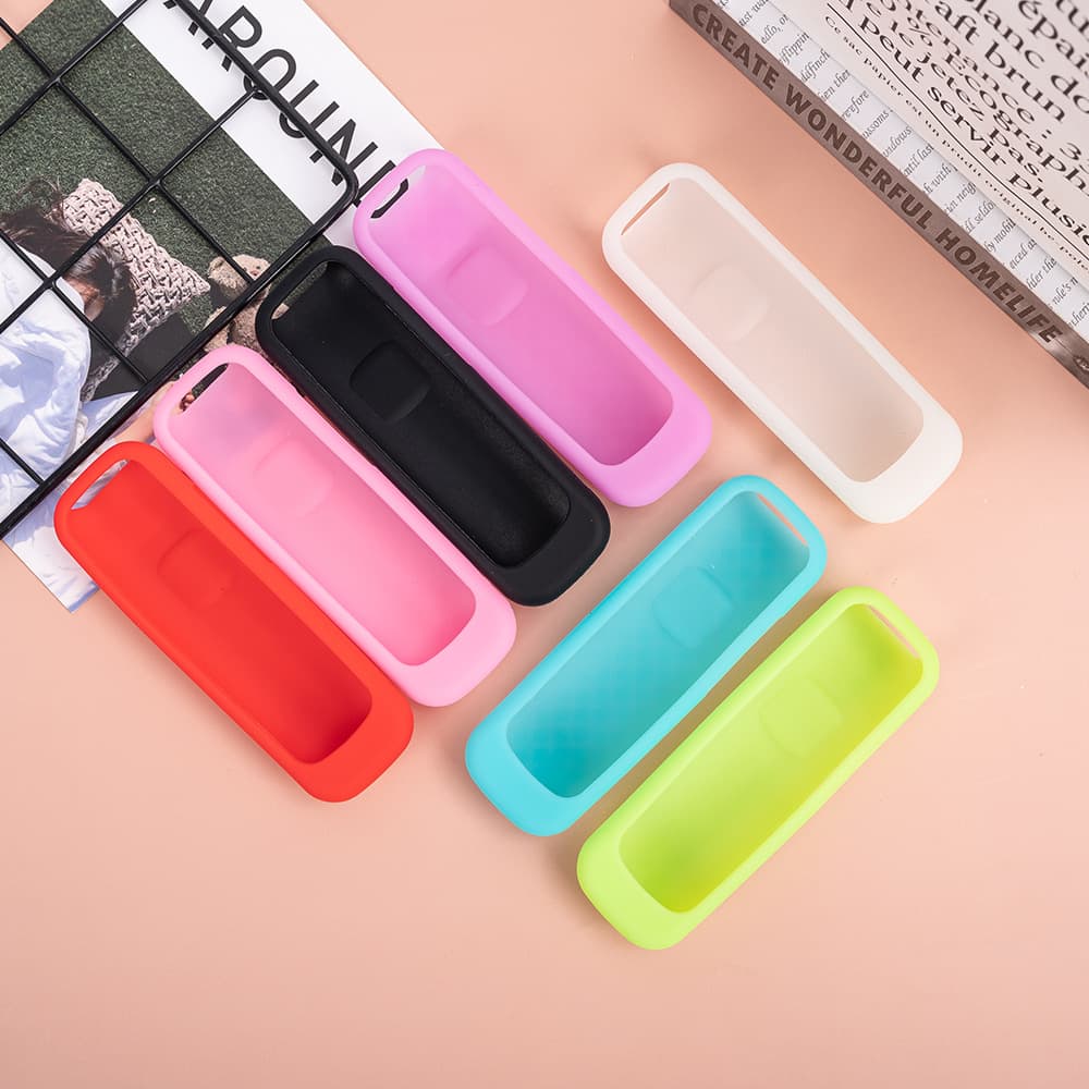 Universal Thickened Shockproof Anti-slip Silicone Cover for TCL Roku280 English Version Remote with Strap