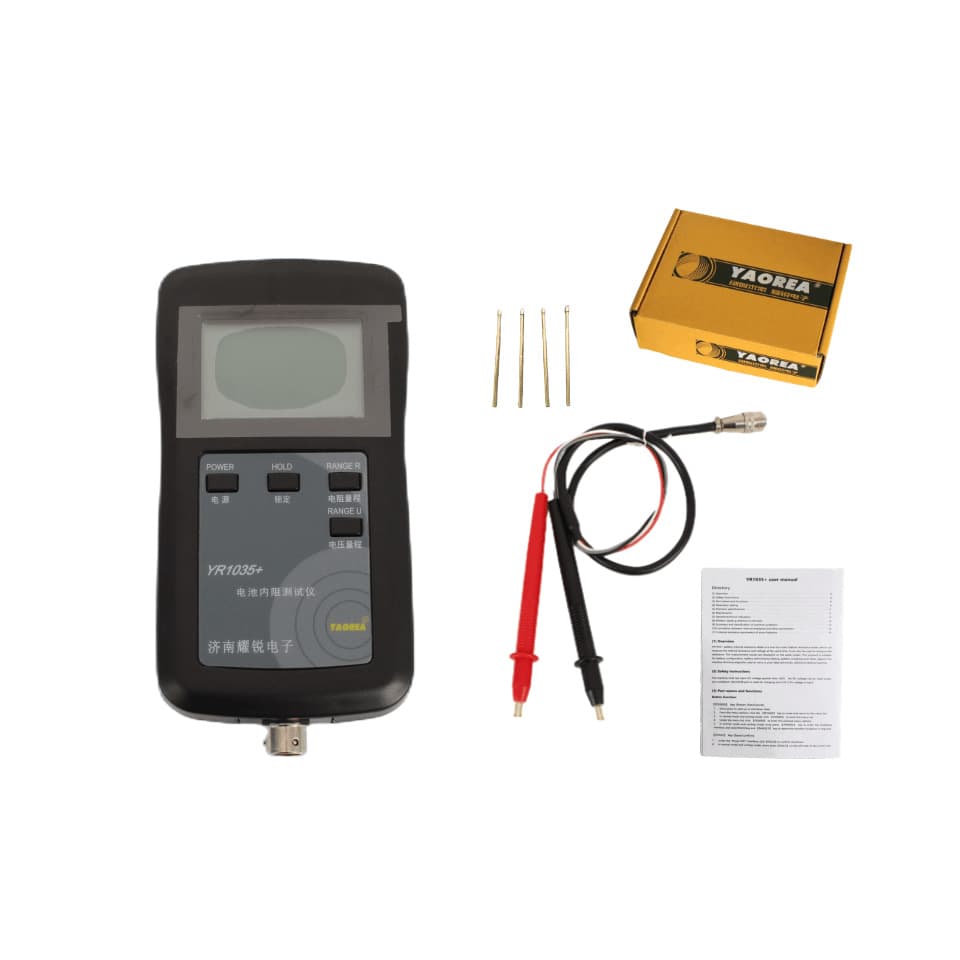 Four-Wire YR1035 NiMH Lead Acid Button Cell 100V Lithium Battery Internal Resistance Comprehensive Tester