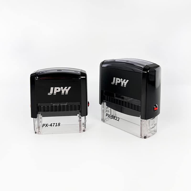 Dongguan Jinpeng JPYY Pure Black Self-Inking Stamp Flip High-End Brand Universal Self-Inking Stamp Wholesale Material