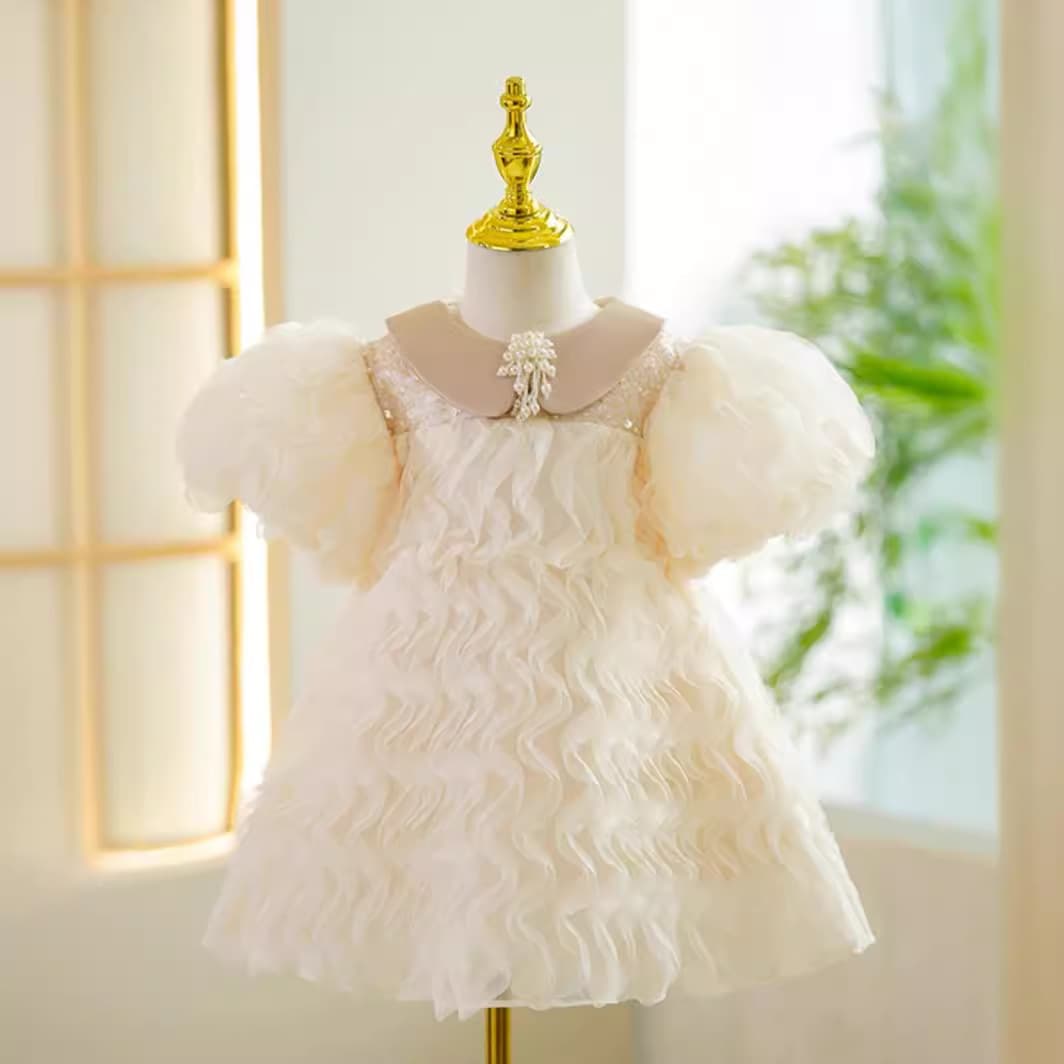 Children's princess dress girl's banquet birthday piano performance host dress flower girl wedding little girl dress