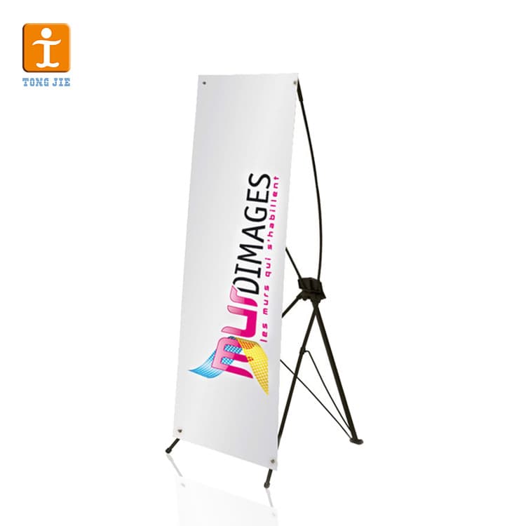 X-display stand 80x180 retractable banner custom promotional recruitment poster stand, vertical floor-standing advertising frame display.