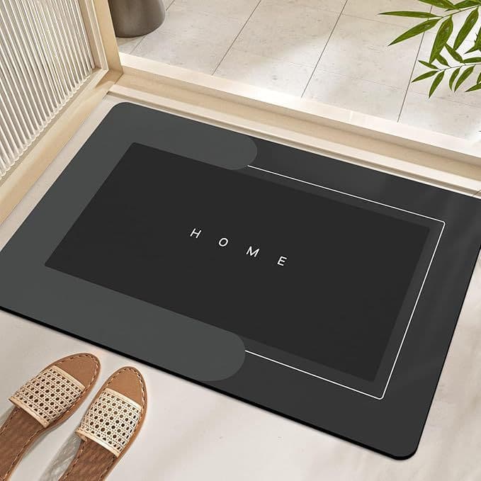 Simple bathroom diatom mud floor mat, water-absorbent bathroom quick-drying floor mat, non-slip, dirt-resistant, easy-care floor mats available for wholesale