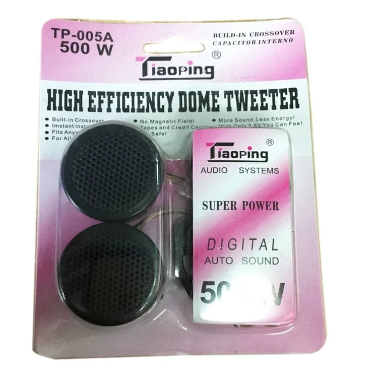Car Tweeter 005A Small High-Pitch Vehicle Speaker Piezoelectric Horn Super Loud