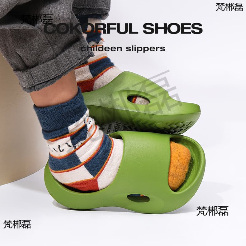 Wholesale Slippers, Summer EVA Bathroom Slippers, Wear-Resistant, Soft, Non-Slip, Children's Cute Bathroom Home Slippers