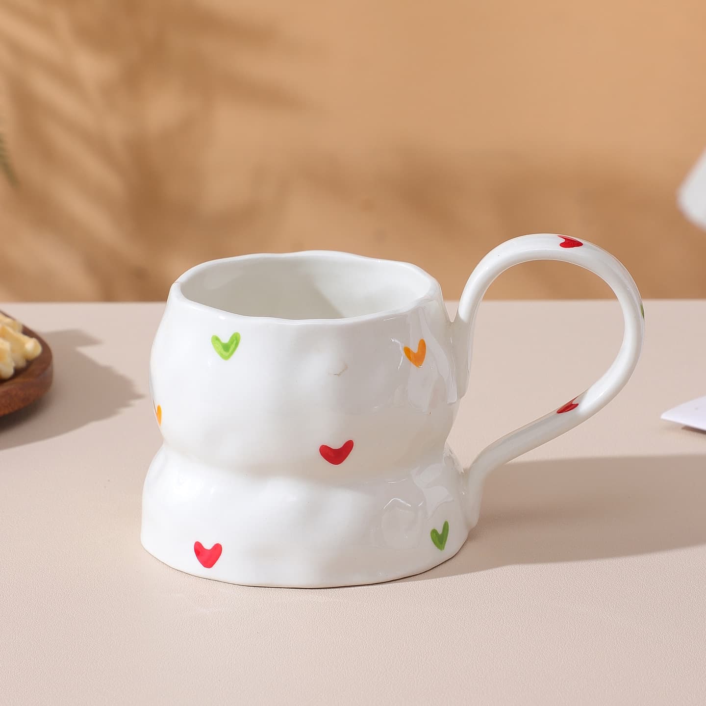 Unique Korean Ins-style Hand-painted Underglaze Ceramic Gourd Coffee Cup