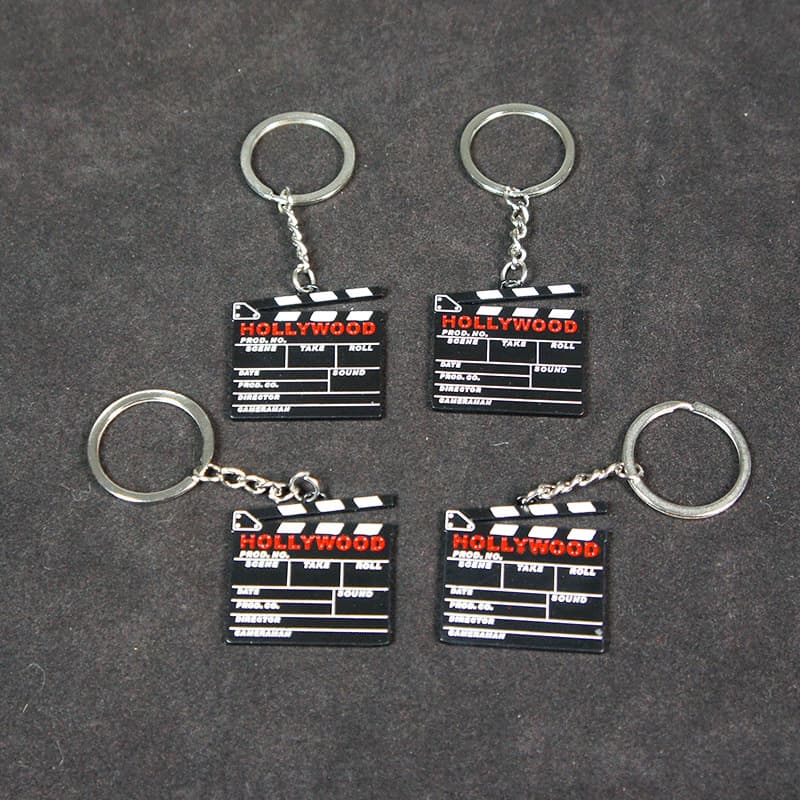 Metal director board model movie board keychain souvenir gift filming TV series movie small gift