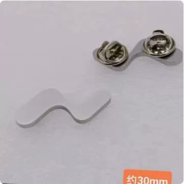 Suitable for Ledao Employee Brooch Company Emblem Star Badge Lapel Pin Logo 4S Store Uniform Accessory Magnetic/Pin Versions