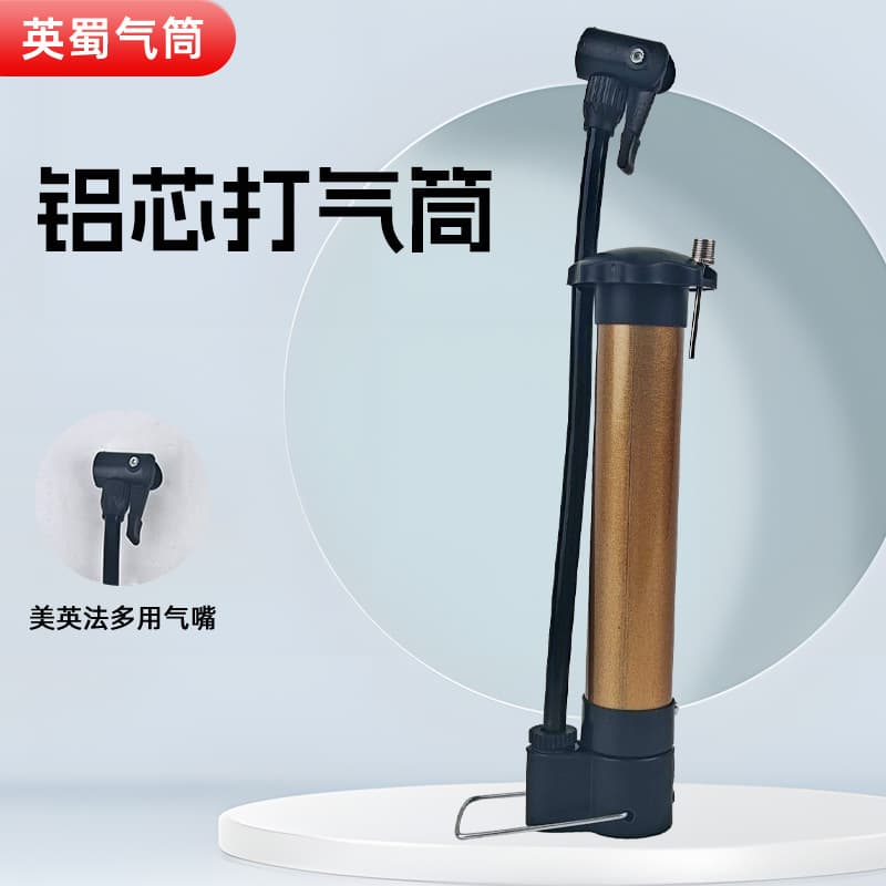 Wholesale Mini Portable High-Pressure Bicycle Pump with Aluminum Core for Road Bikes and Basketballs