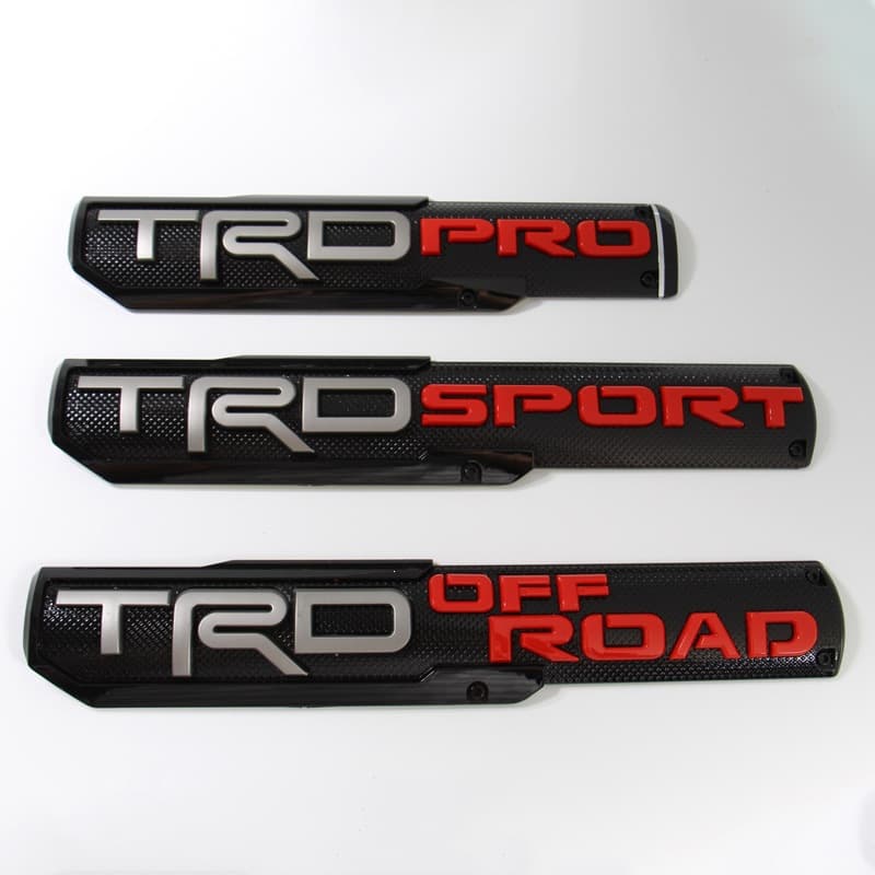 Suitable for Toyota Tundra car emblem TRD PRO modified badge SPORT TRDBRO car emblem fender side decal